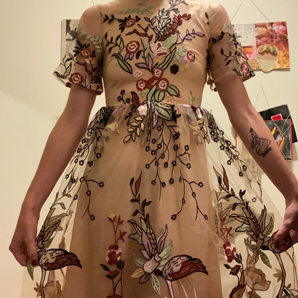 Floral Detail Dress